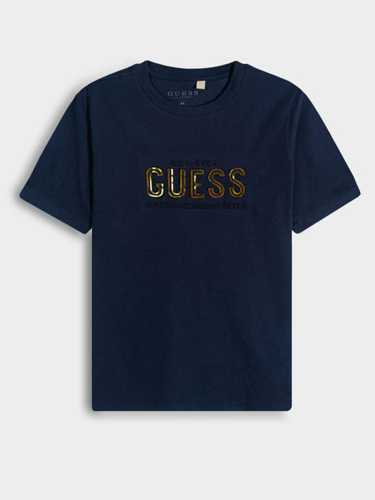 Mens Printed N Embossed T-Shirt