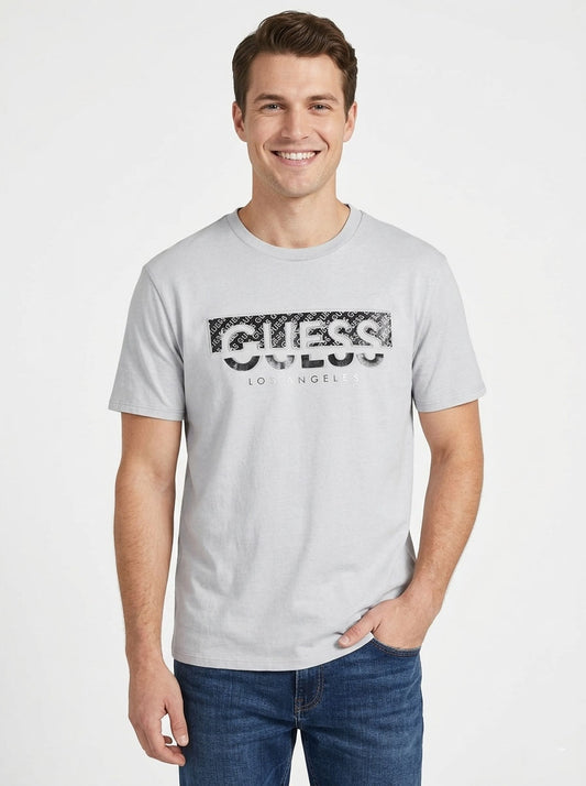 Mens Printed N Embossed T-Shirt