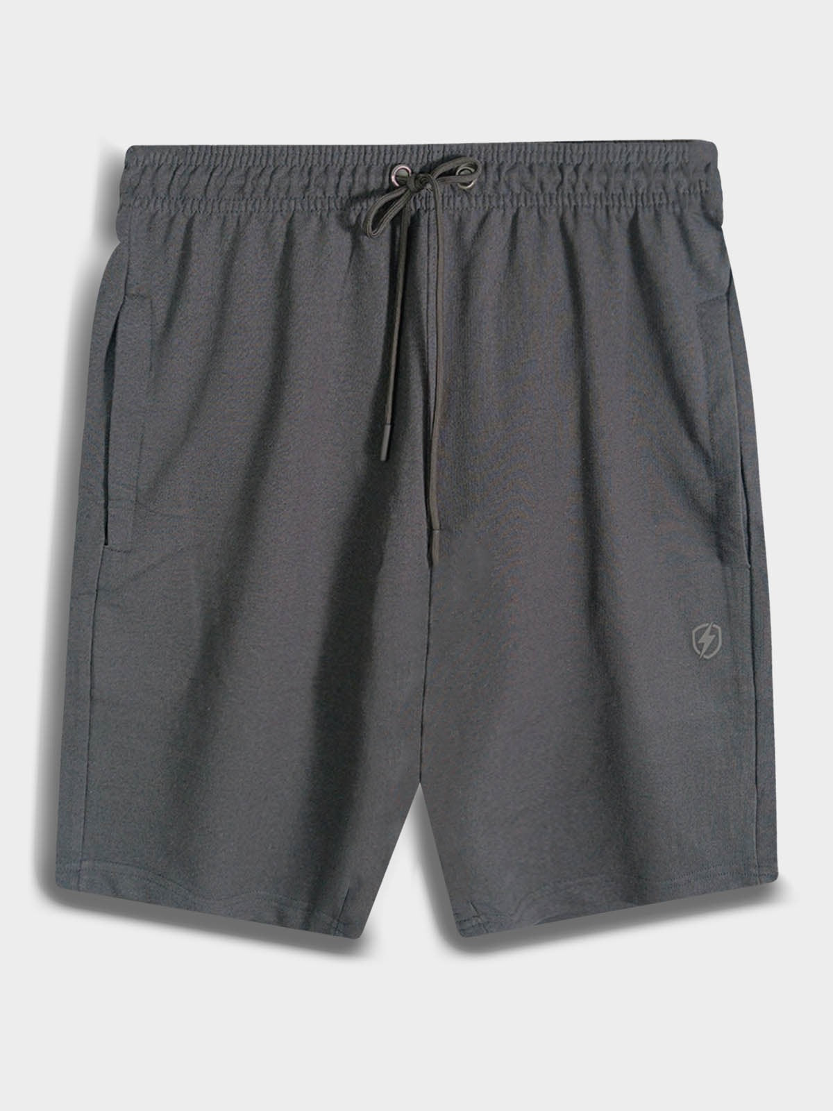 Mens French Terry Steel Grey Shorts