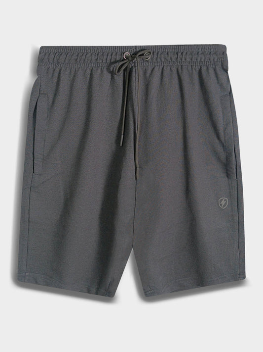 Mens French Terry Steel Grey Shorts
