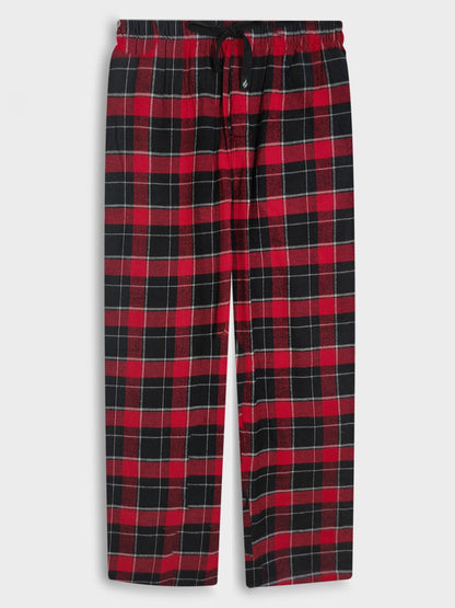 Mens Woven Flannel Pants