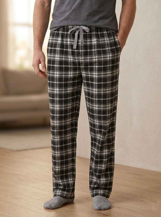 Mens Woven Flannel Pants
