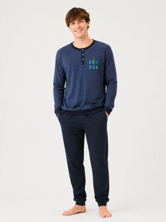 Mens Winter Pyjama Set