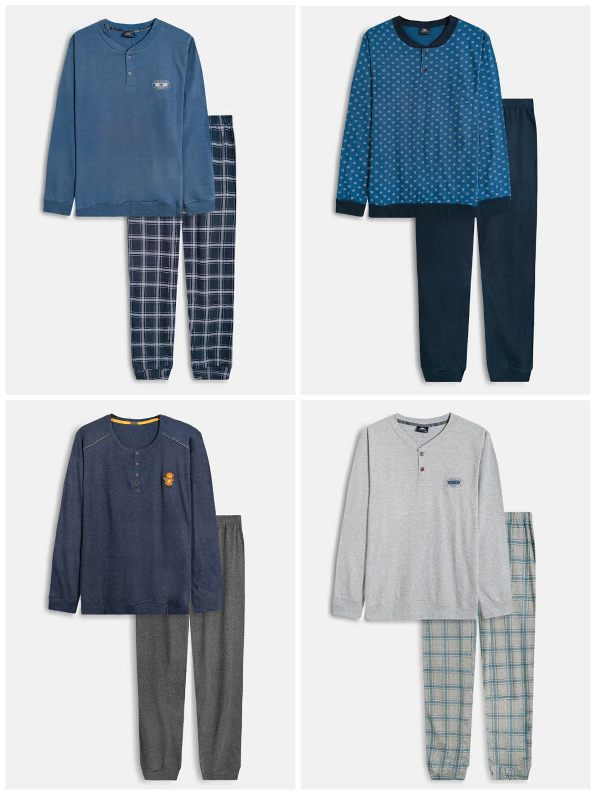 Mens Winter Pyjama Sets Mixed