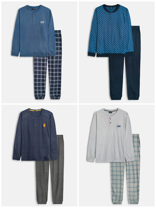 Mens Winter Pyjama Sets Mixed