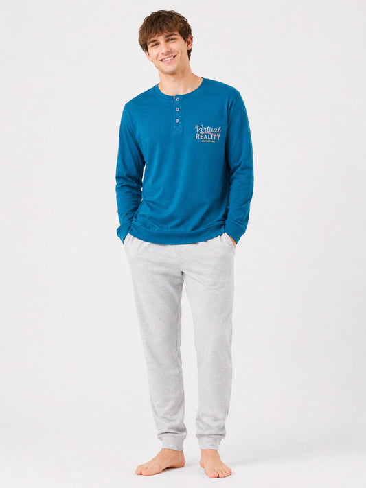 Mens Winter Pyjama Set