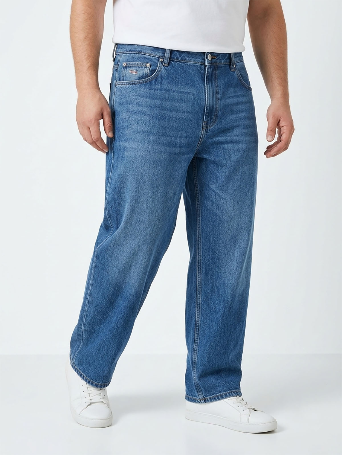 Mens Plus Size Blue Jeans