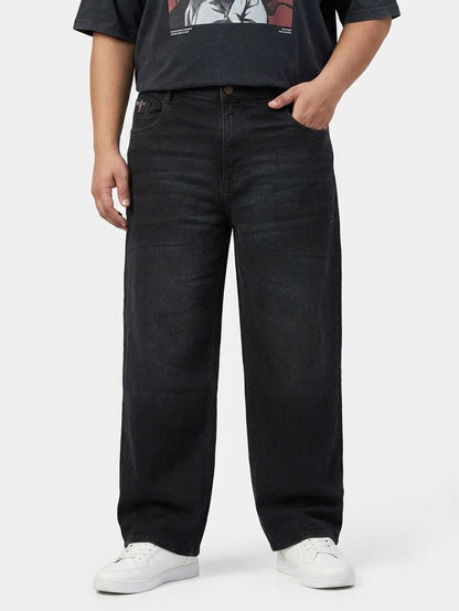 Mens Oversized Black Jeans