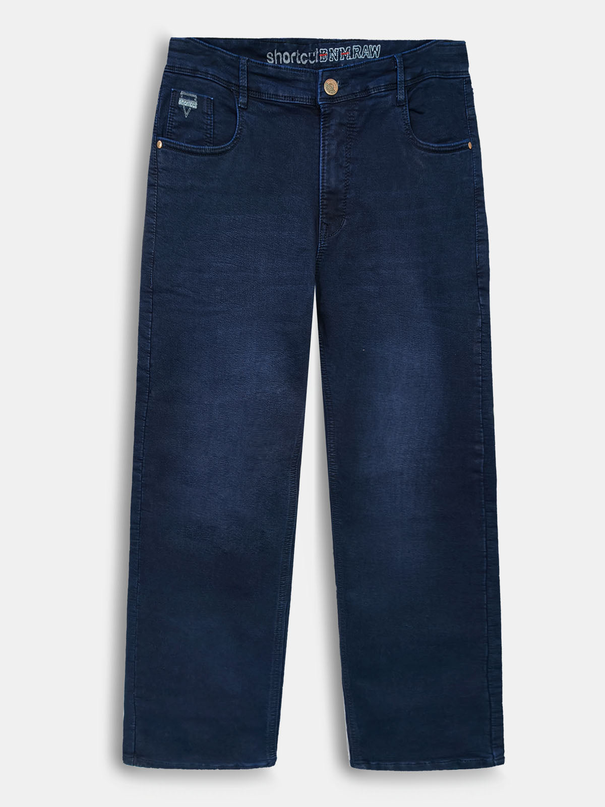 Mens Plus Size Navy Denim Jeans