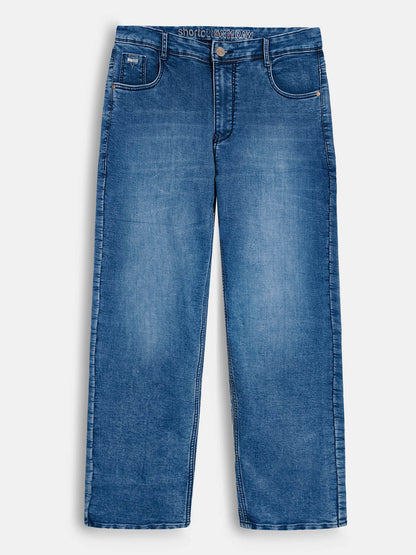Mens Oversized Denim Blue Jeans