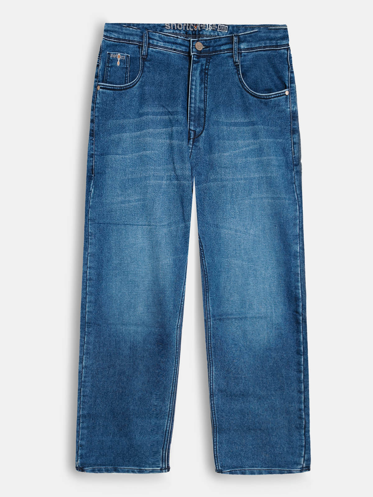 Mens Oversized Navy Jeans