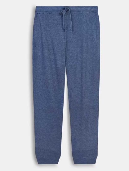 Mens Waffle Navy Pyjama Set