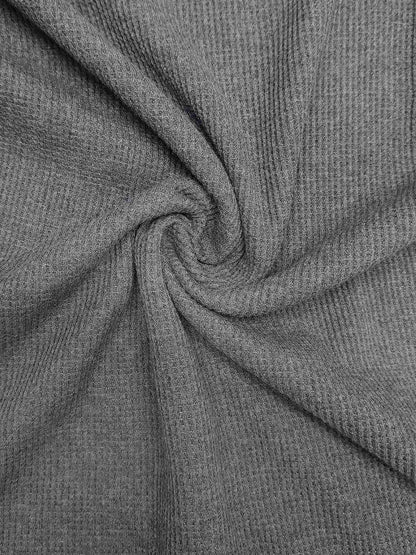 Mens Waffle Grey Pyjama Set