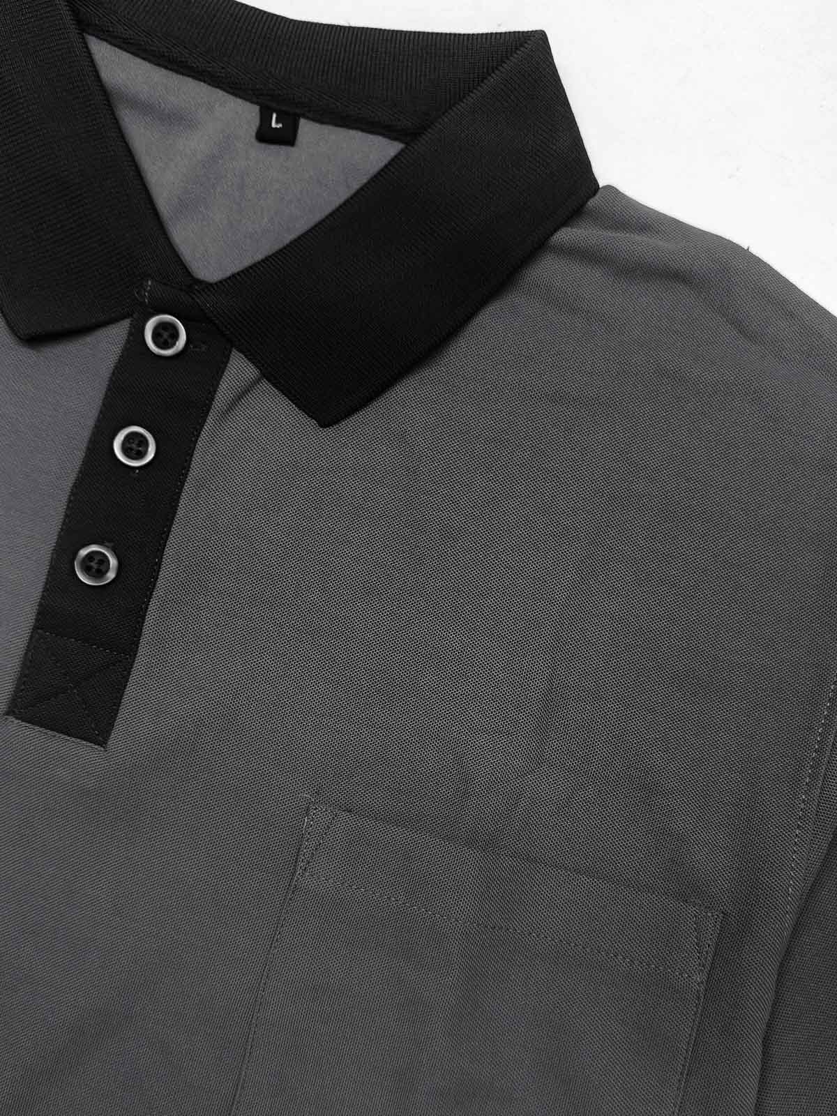 Mens Polyester Polo Grey
