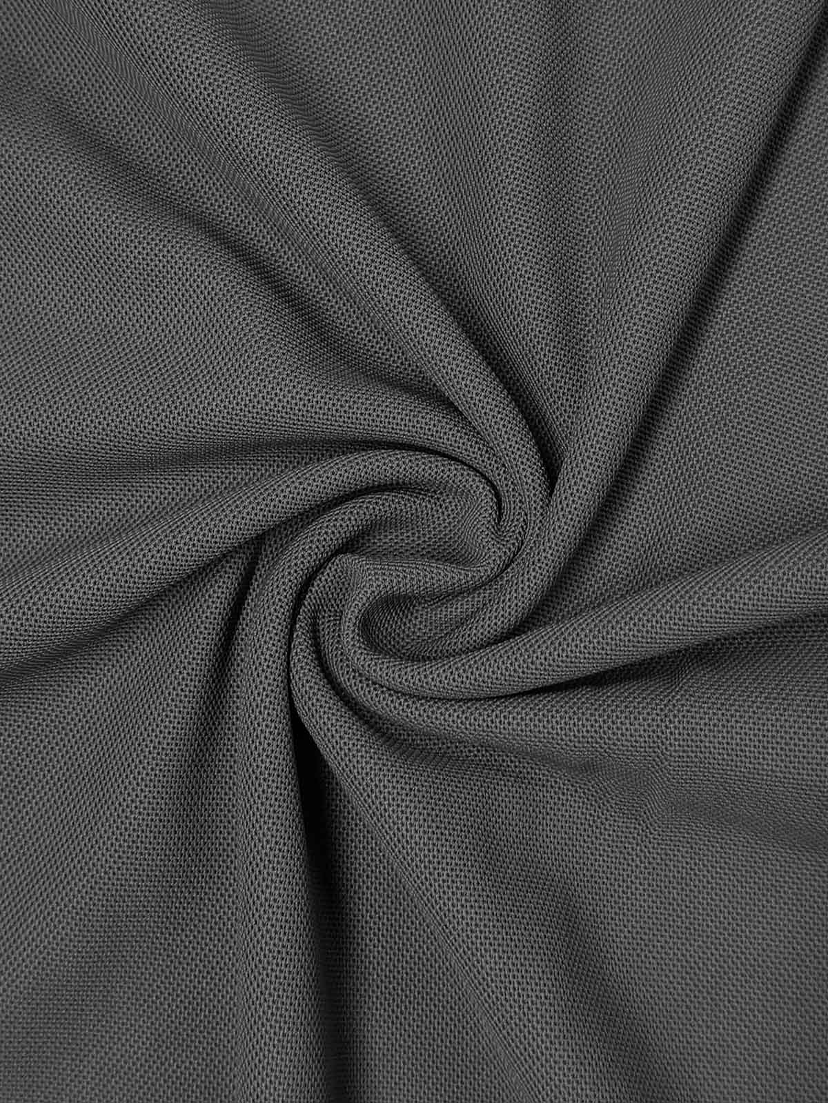 Mens Polyester Polo Dark Grey