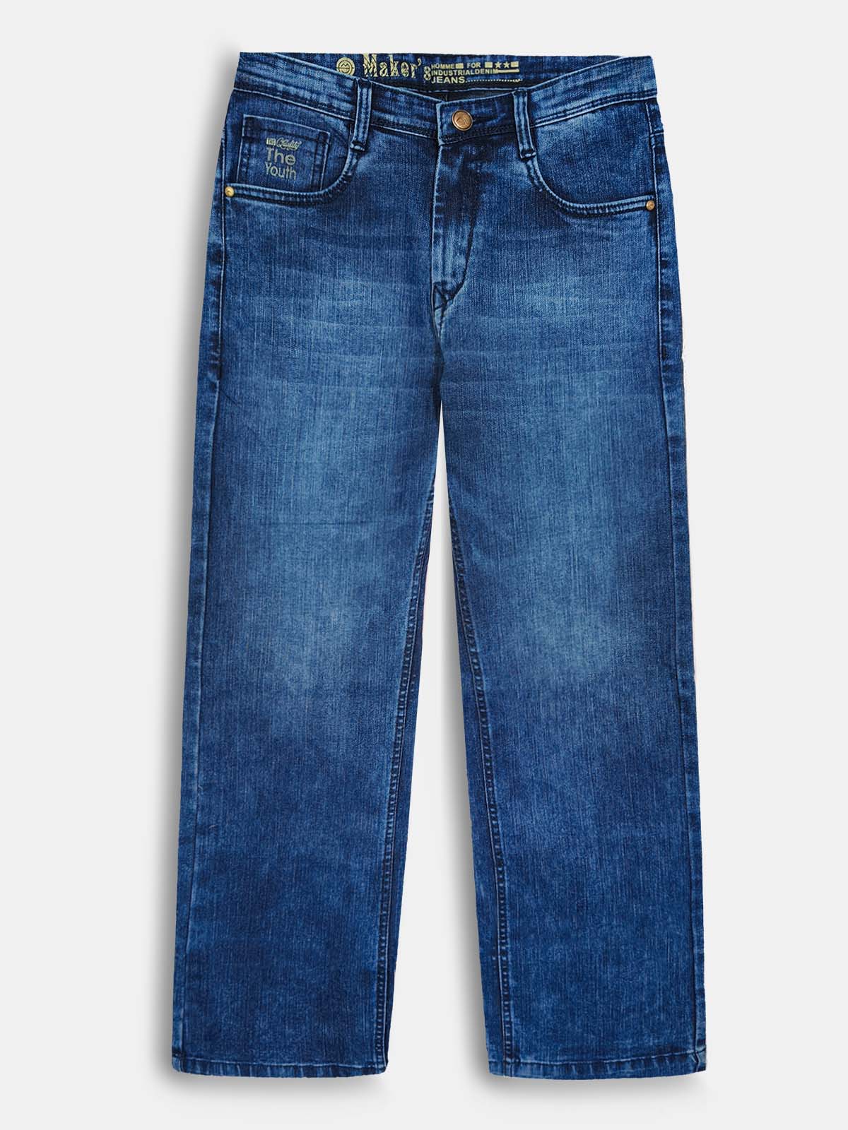Mens Denim Blue Jeans