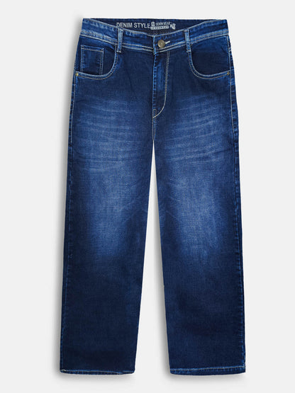 Mens Denim Dark Blue Jeans