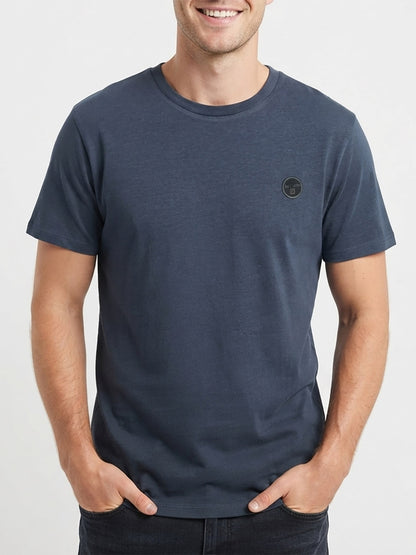 Mens Crew Neck Navy T-Shirt
