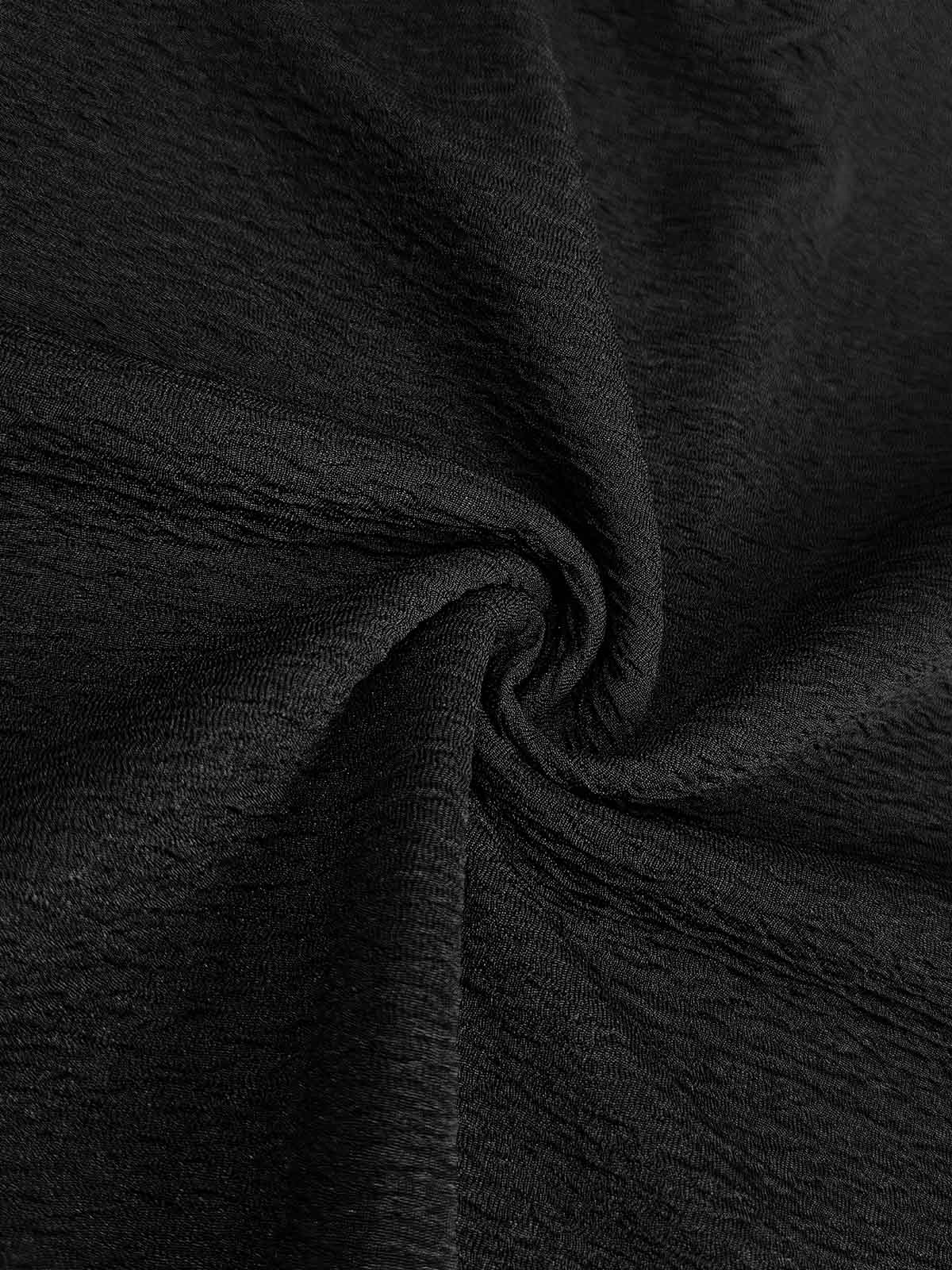 Mens Half Zipper Polyester Black Polo