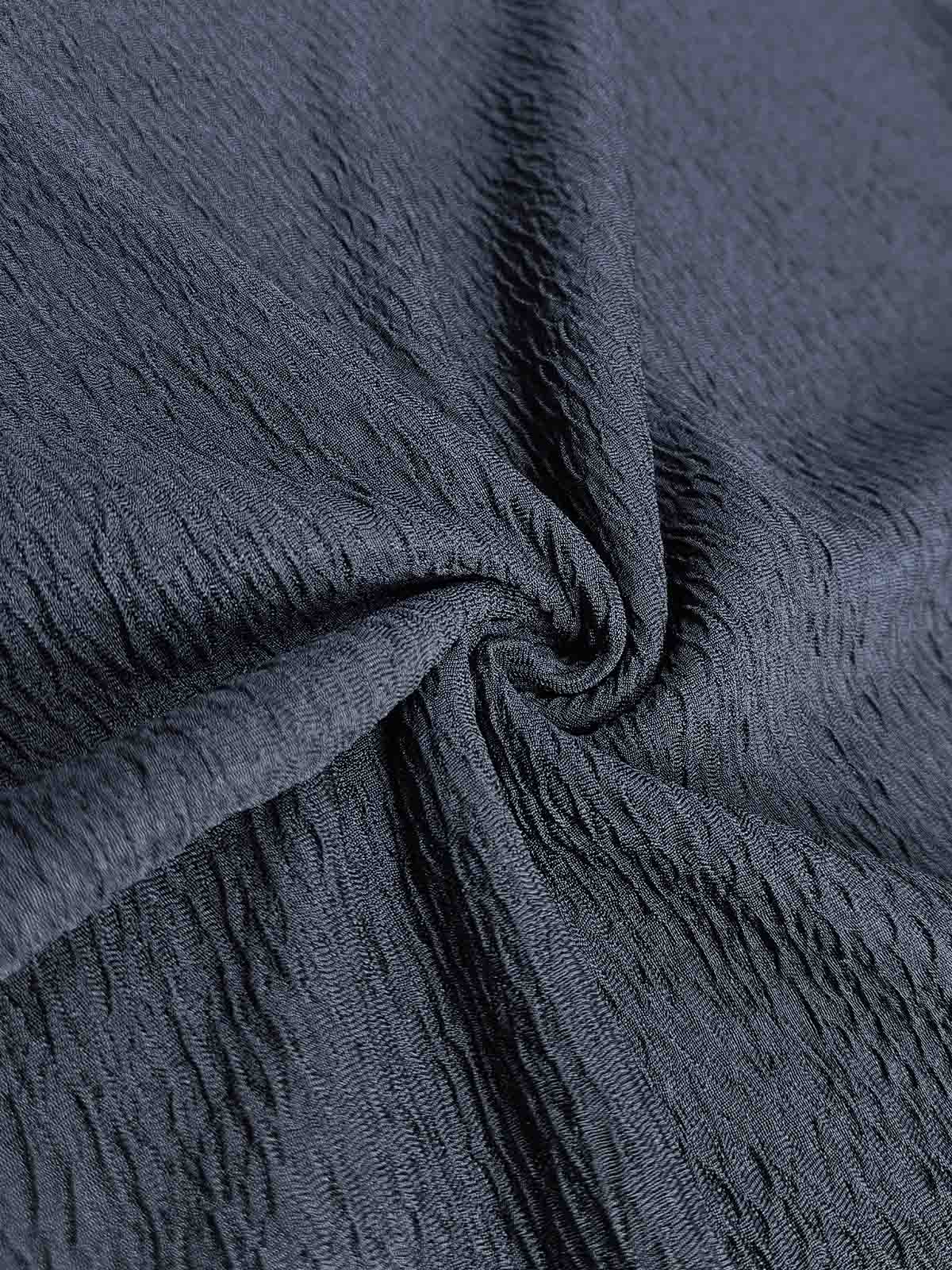 Mens Half Zipper Polyester Steel Grey Polo