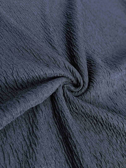 Mens Half Zipper Polyester Steel Grey Polo