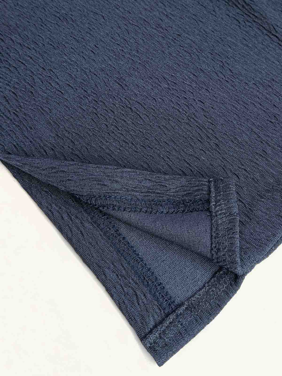 Mens Half Zipper Polyester Steel Grey Polo