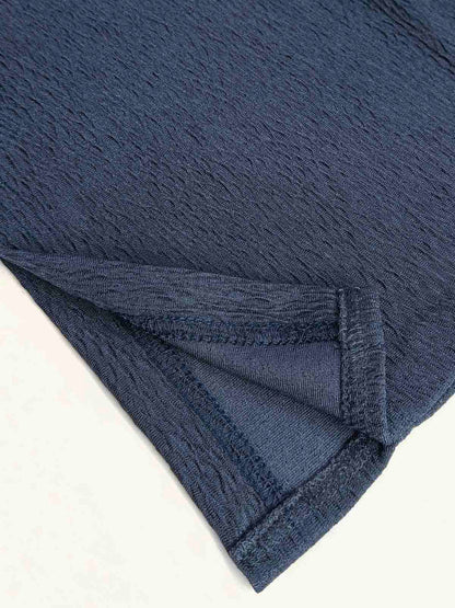 Mens Half Zipper Polyester Steel Grey Polo