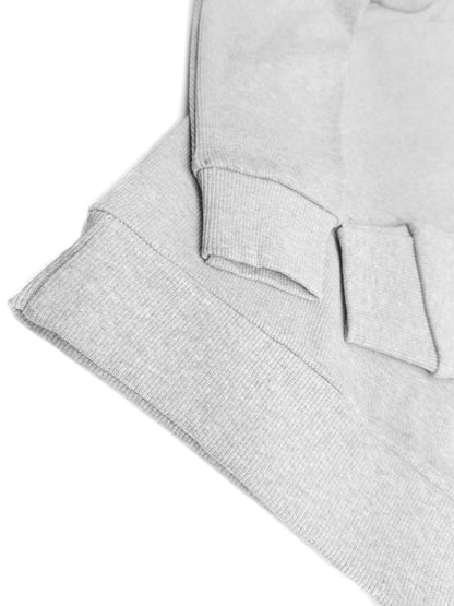 Mens Ribbed Crew Neck Melange Pullover