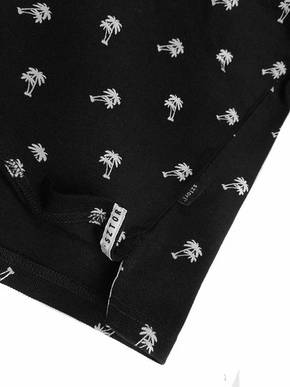 Mens Black Plus Size Polos