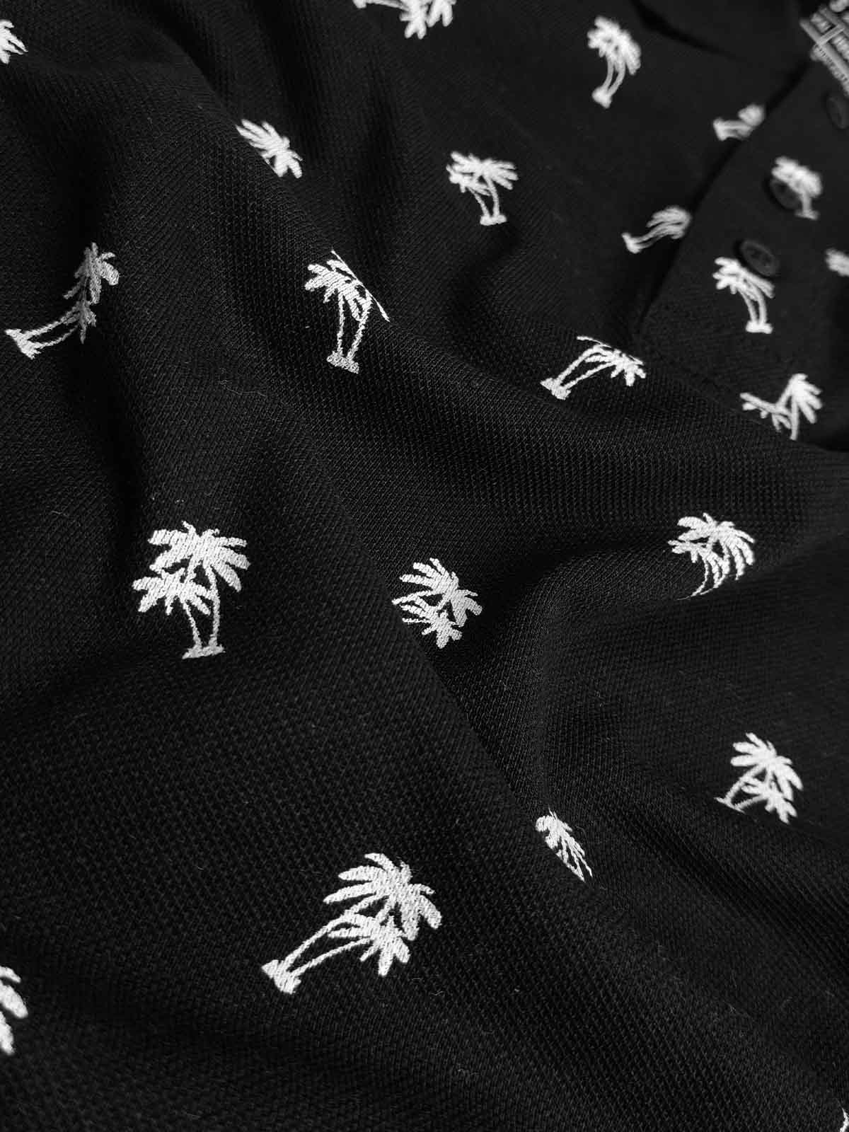 Mens Black Plus Size Polos