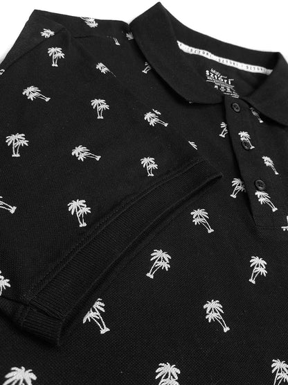 Mens Black Plus Size Polos