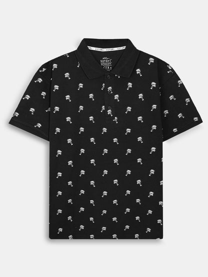 Mens Black Plus Size Polos