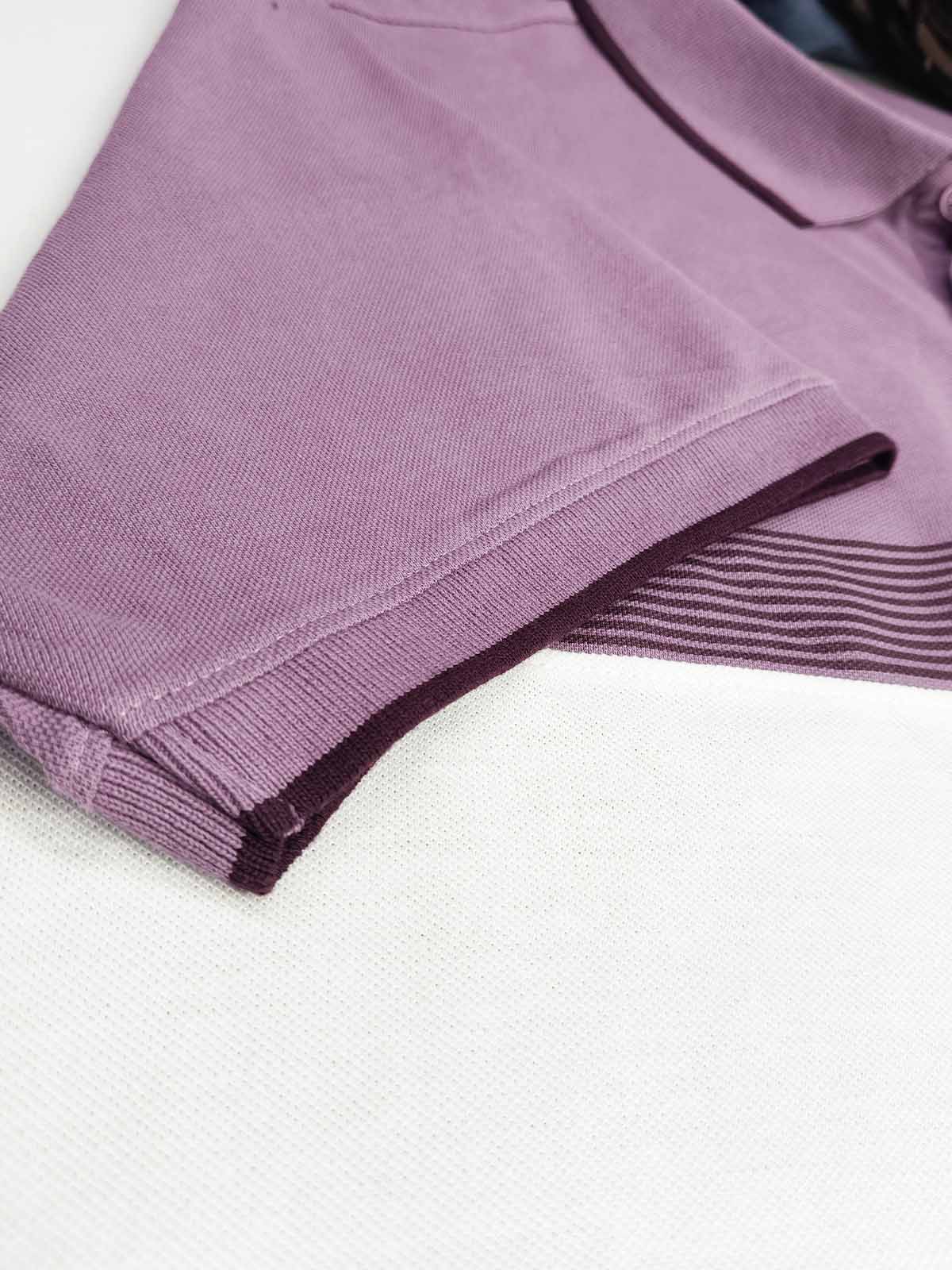Mens Striped Plus Size Polos