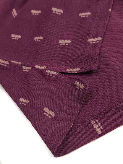 Mens Maroon Plus Size Polos