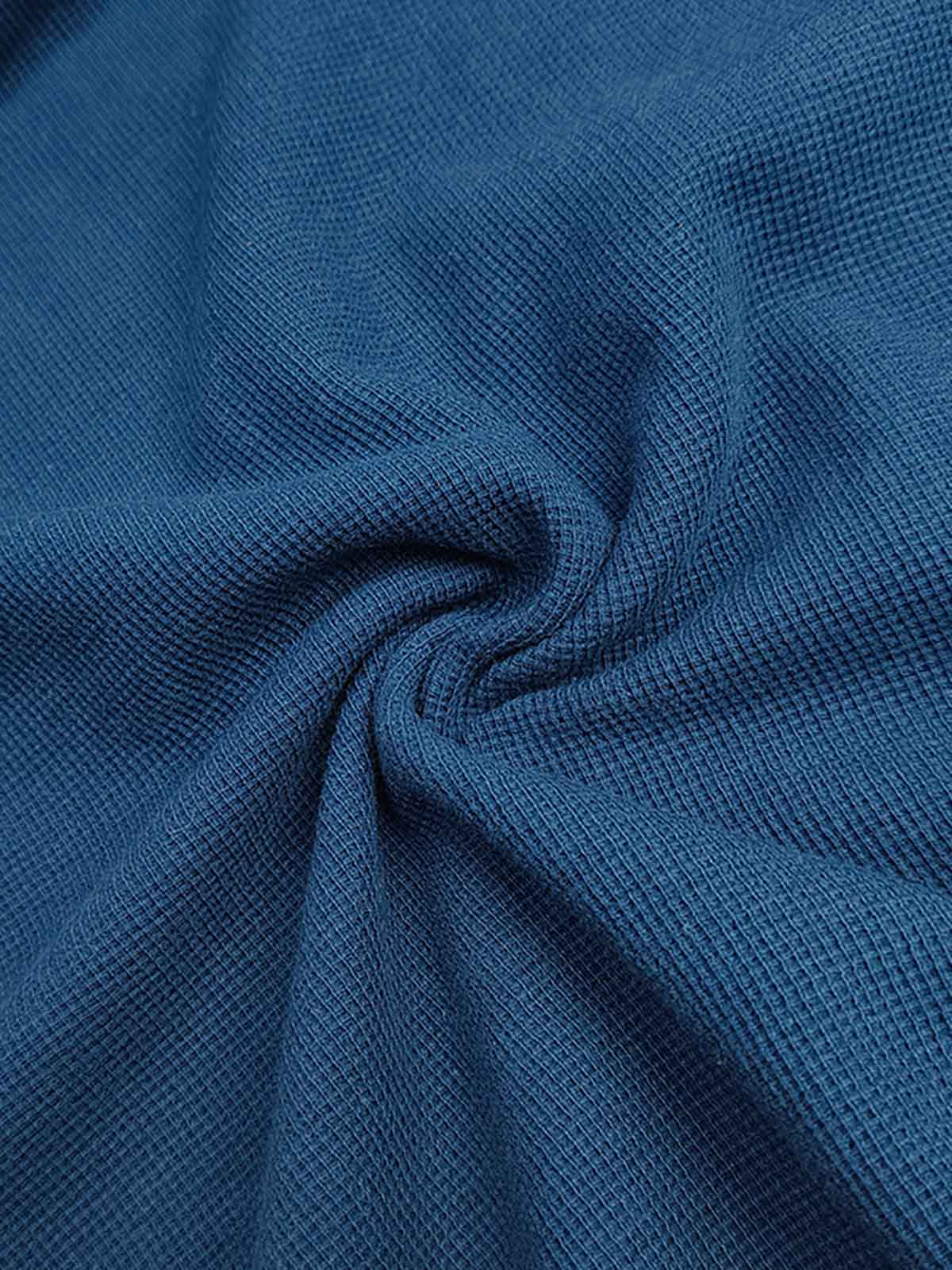 Mens Blue Plus Size Polos