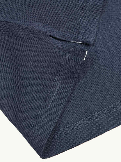 Mens Navy Plus Size Polos