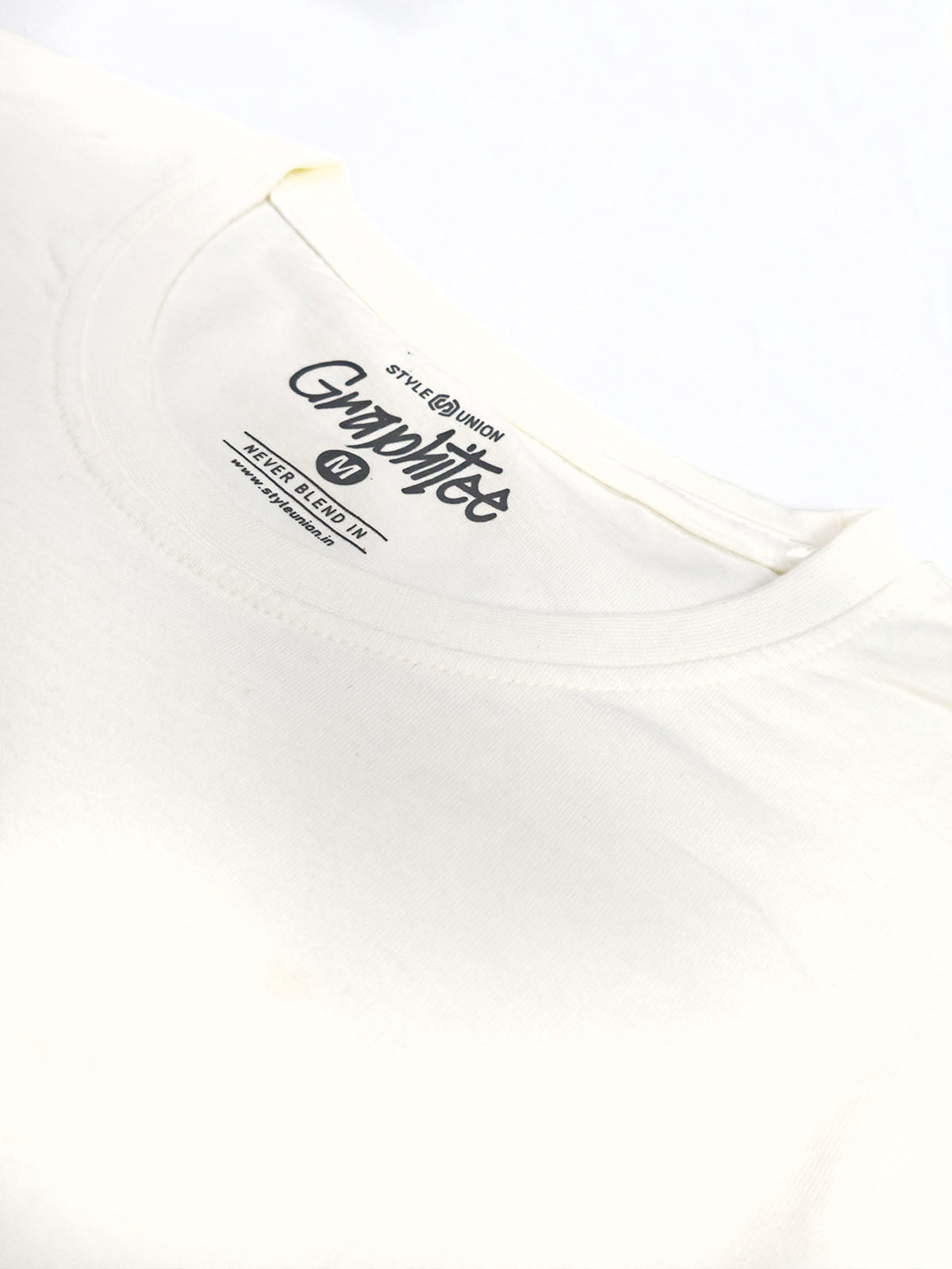 Mens Printed White T-Shirt