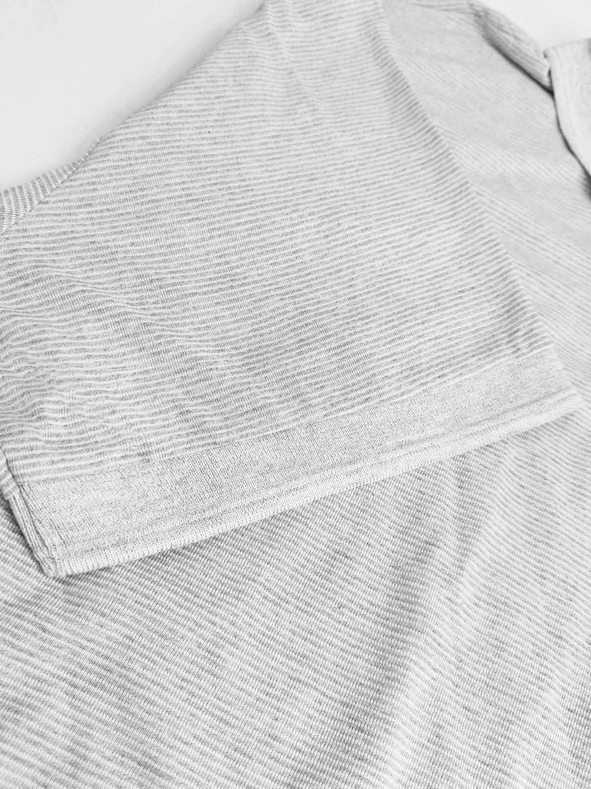 Mens Pinstripe Oversize Polo