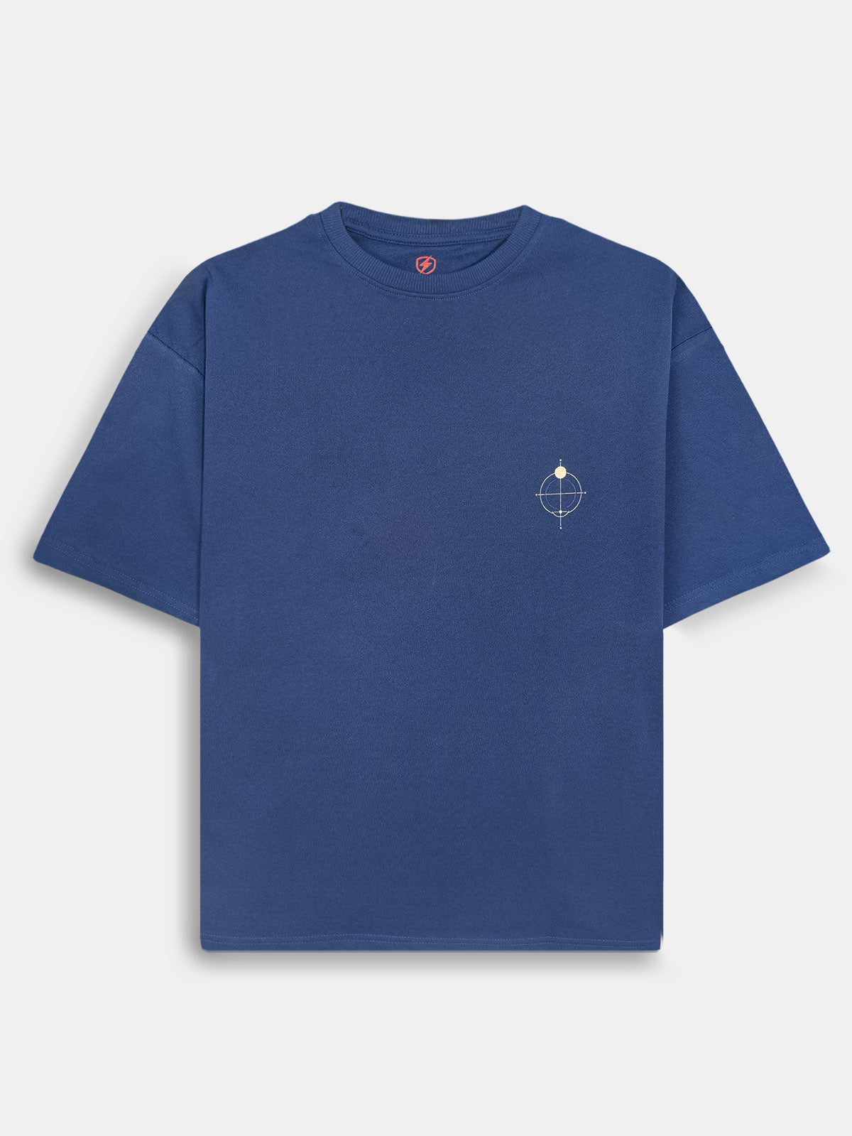 Mens Oversized Fit Navy T-Shirt