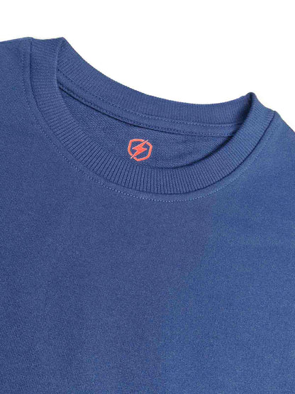 Mens Oversized Fit Navy T-Shirt