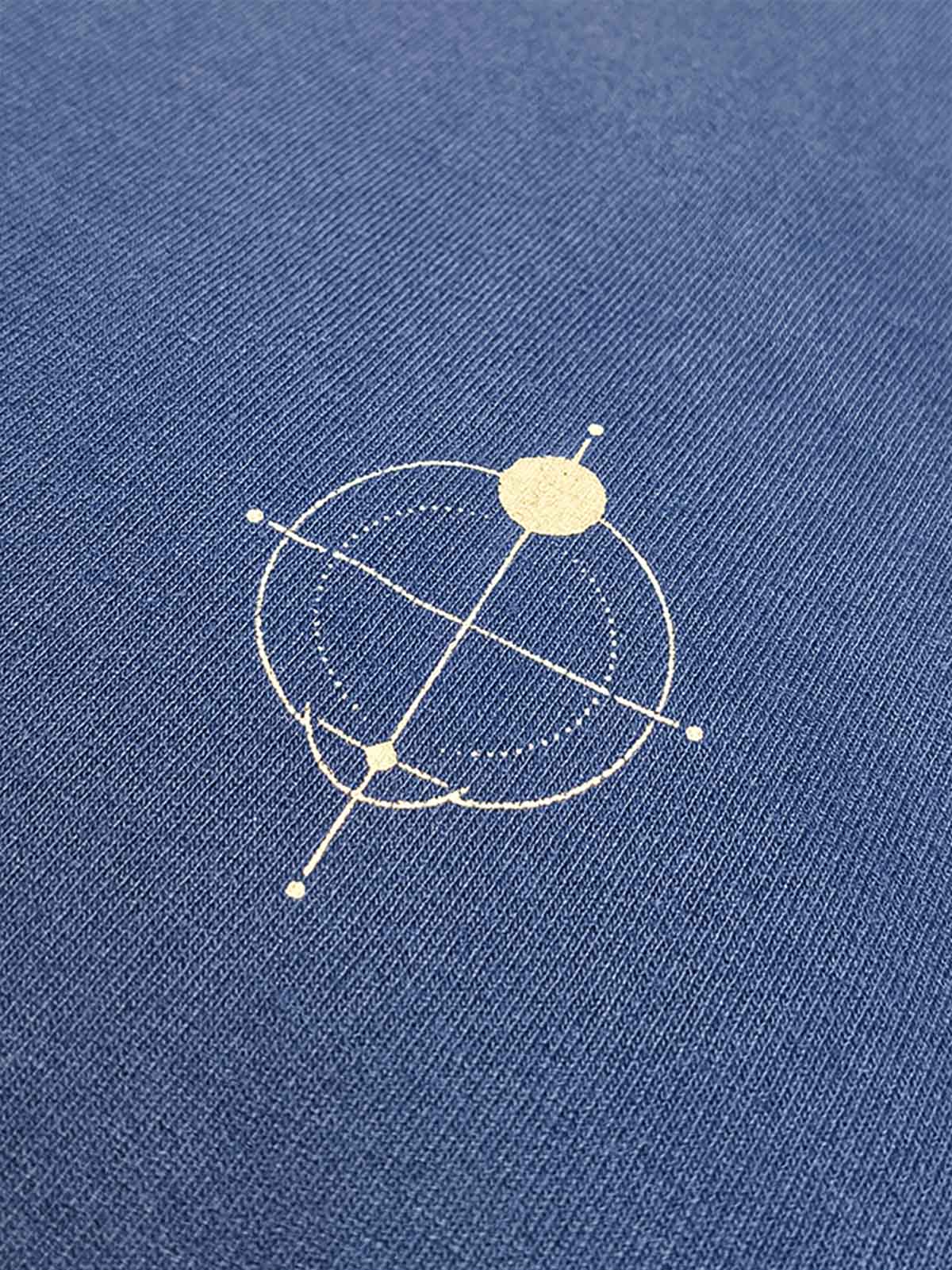 Mens Oversized Fit Navy T-Shirt