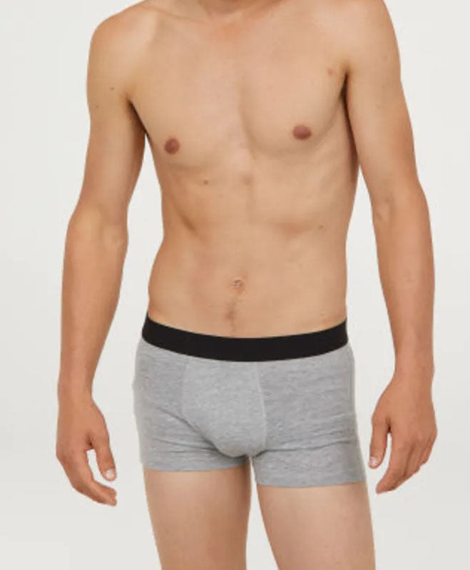 Mens Stretch Outer Elastic Knit Boxers