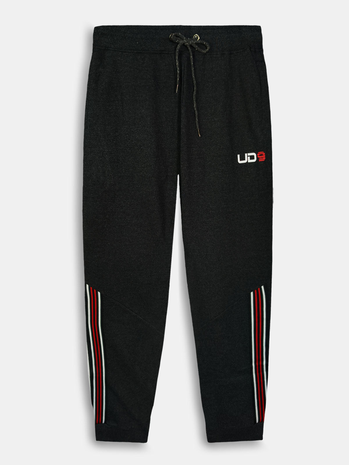 Mens French Terry Joggers Twill Tape Trim
