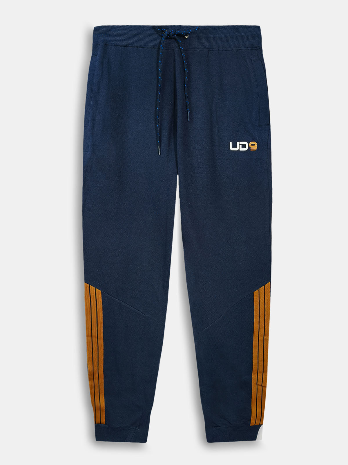 Mens French Terry Joggers Twill Tape Trim