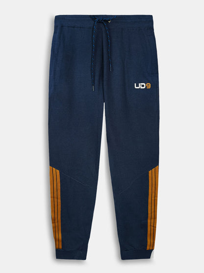 Mens French Terry Joggers Twill Tape Trim