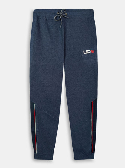 Mens French Terry Joggers Twill Tape Trim