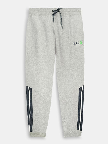 Mens French Terry Joggers Twill Tape Trim