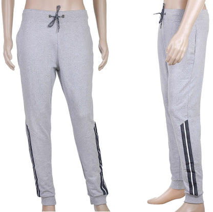 Mens French Terry Joggers Twill Tape Trim