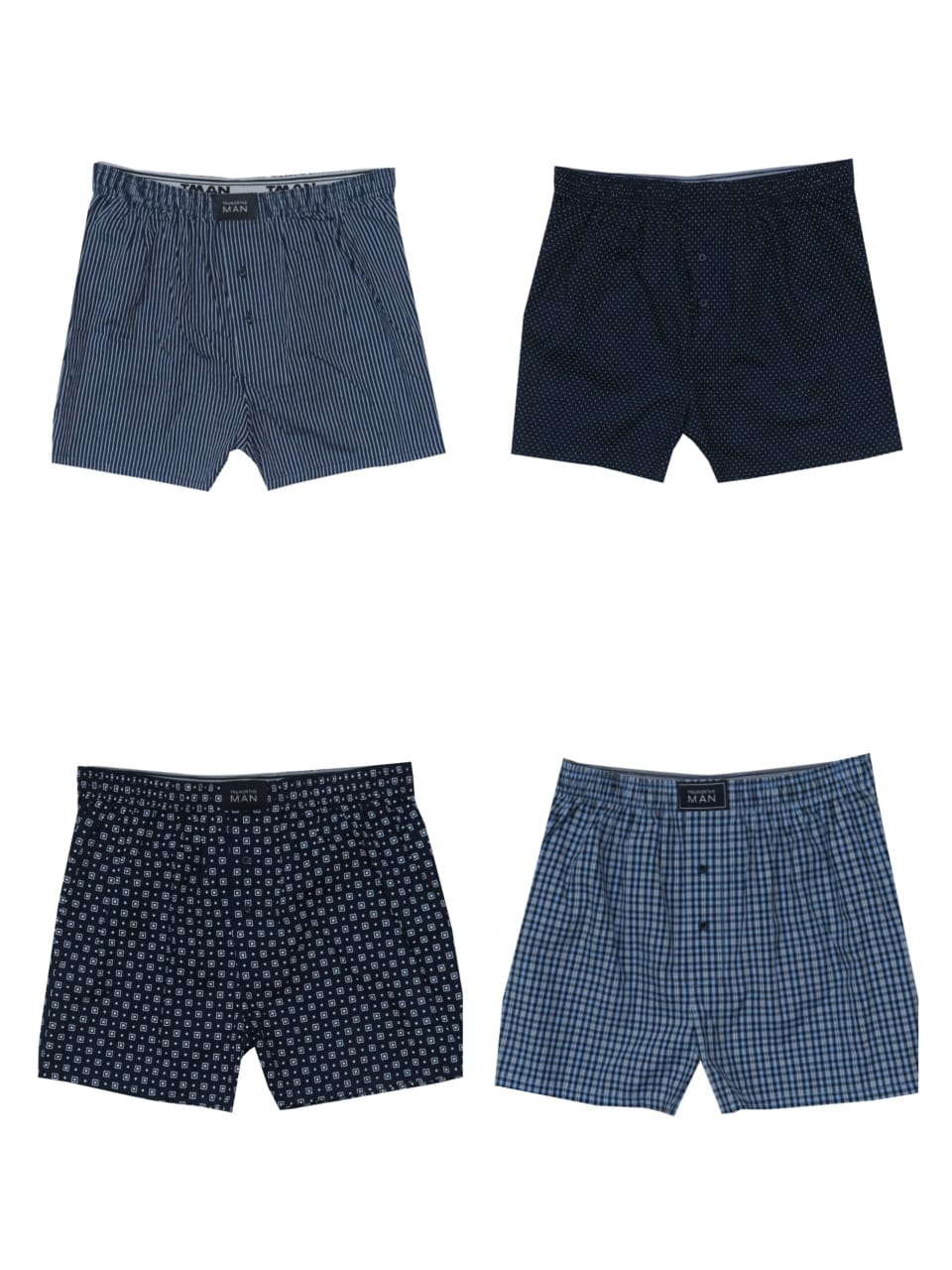 Mens Woven Boxer Shorts