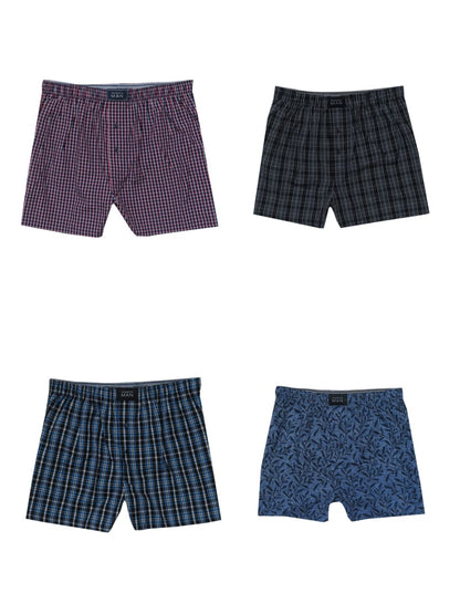 Mens Woven Boxer Shorts